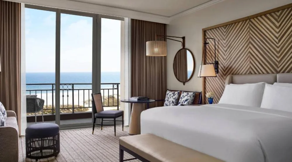 Coastal View King, Guest Room, One King, Sofa Bed, Balcony at The Ritz-Carlton Amelia Island