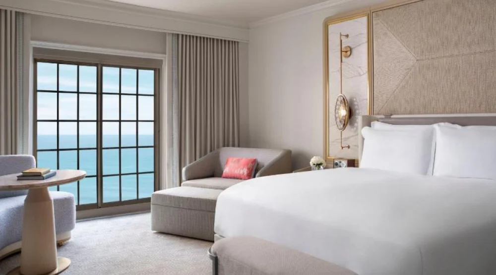 Ocean Front, Guest Room, One King, Balcony at The Ritz-Carlton Naples