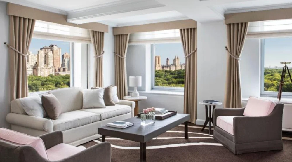 Premiere Suite, Club Lounge Access, Suite, One King, Sofa Bed, Central Park View at The Ritz-Carlton New York Central Park