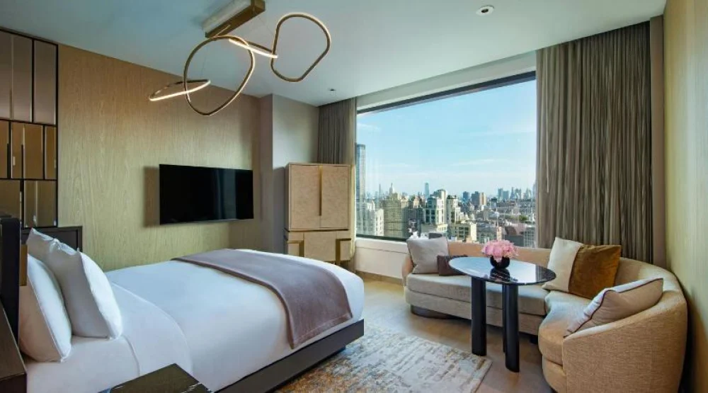 Manhattan Club Room, Club Level, Club Guest Room, One King, High Floor at The Ritz-Carlton New York NoMad