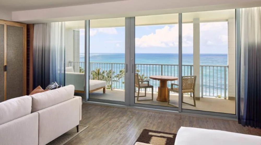 Ocean Front Suite, Suite, Two Queen, Sofa Bed, Ocean Facing View, Lanai at The Ritz-Carlton Oahu Turtle Bay
