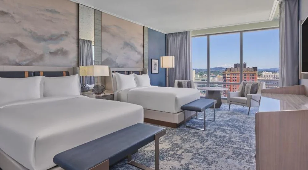Deluxe Guest Room, Two Queen, High Floor at The Ritz-Carlton Portland