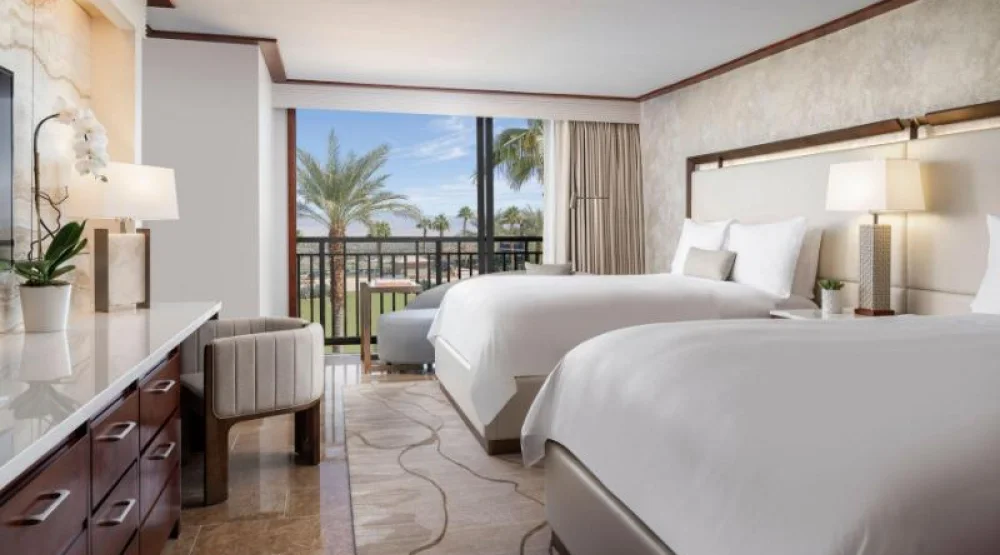 Resort Two Queens, Club Lounge Access, Guest Room, Two Queen at The Ritz-Carlton Rancho Mirage