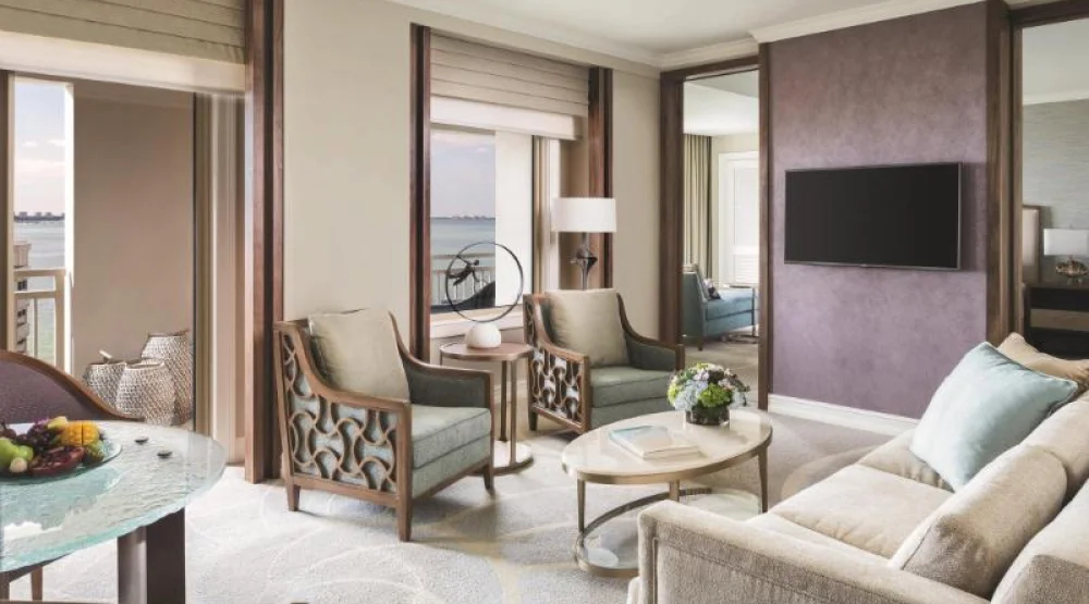 Club Bay View Suite, Club Level, One Bedroom Suite, One King, Sofa Bed, Balcony at The Ritz-Carlton Sarasota