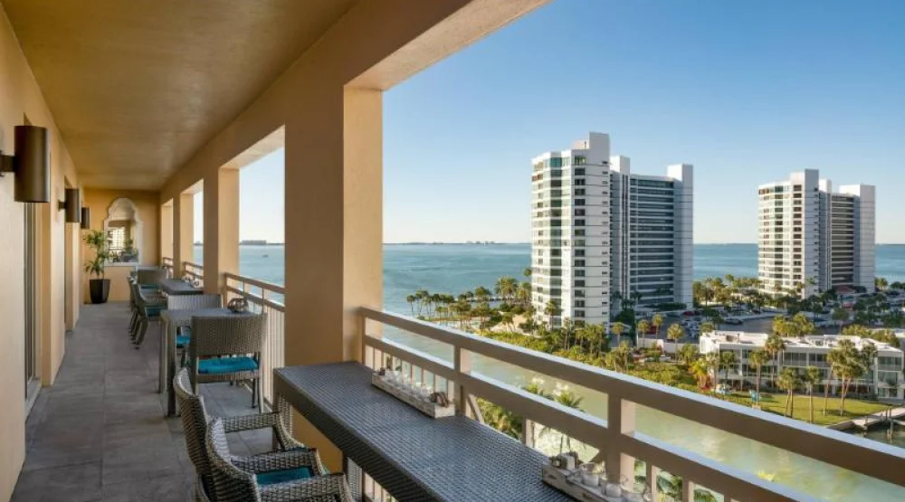 Club Suite, Club Level, One Bedroom Suite, One King, Sofa Bed, Balcony at The Ritz-Carlton Sarasota