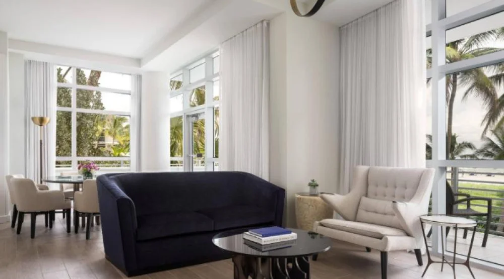 One Bedroom Larger Suite, One King, Ocean View, Corner Room, Balcony at The Ritz-Carlton South Beach