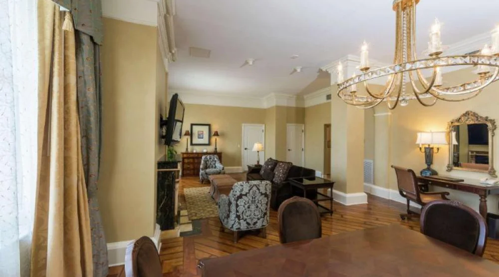 One King One Bedroom Presidential Suite at The Roosevelt New Orleans