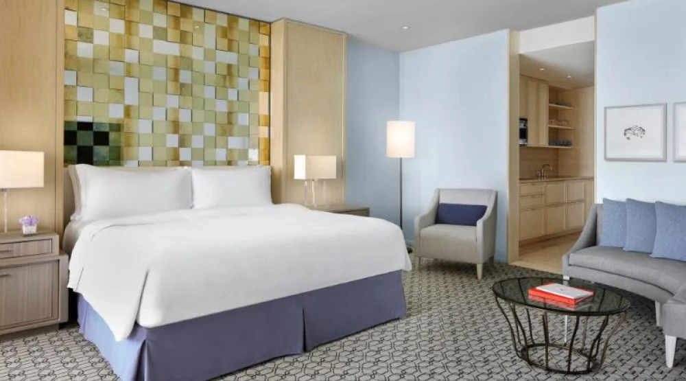 Astor Luxe, Guest Room, One King, Ocean View, High Floor, Balcony at The St. Regis Bal Harbour Resort Hotel