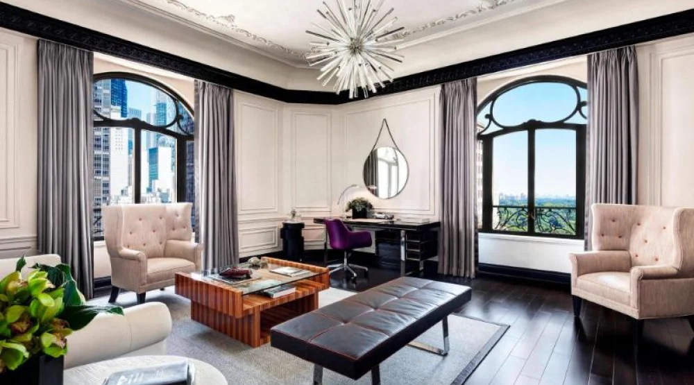 Bentley Suite - W Butler, One Bedroom Suite, One King, Central Park View, Corner Room at The St. Regis New York