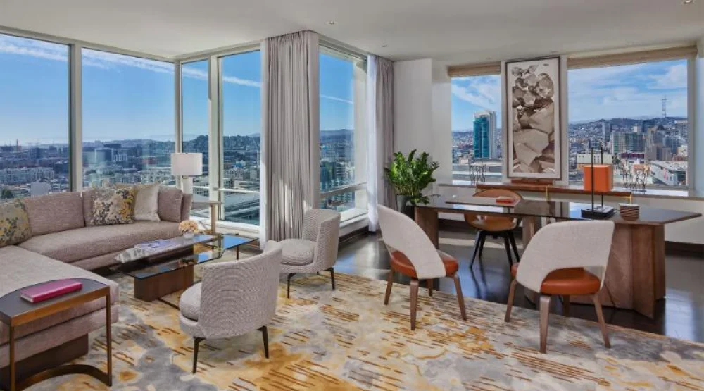 Presidential Suite-butler, One Bedroom Presidential Suite, One King, Panoramic City View, Top Floor at The St. Regis San Francisco