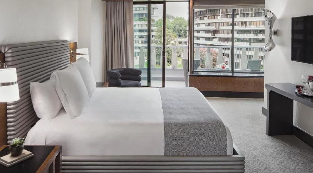 Deluxe One King with Balcony at The Watergate Hotel