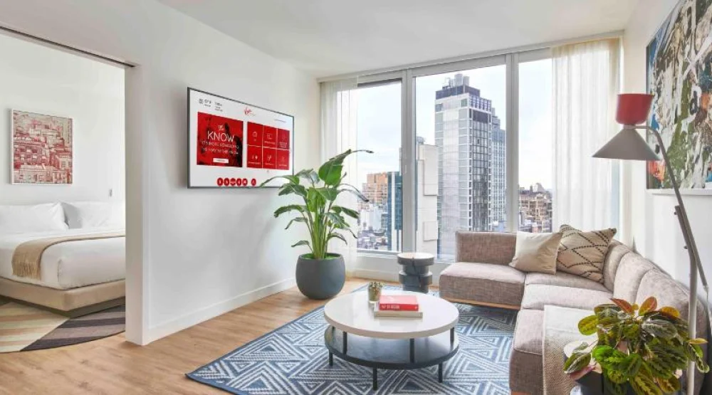 Sky Chamber Suite with Empire View at Virgin Hotels New York City