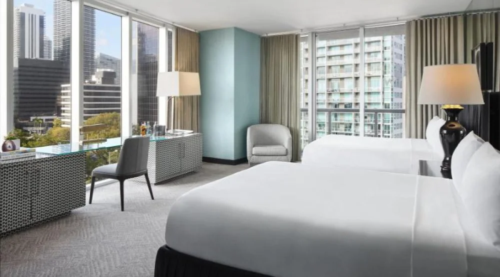 Premier Deluxe Queen Room, Larger Guest Room, Two Queen, Balcony at W Miami