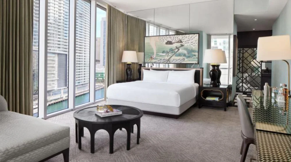 Premier Suite, Studio, One King, Corner Room, Balcony at W Miami