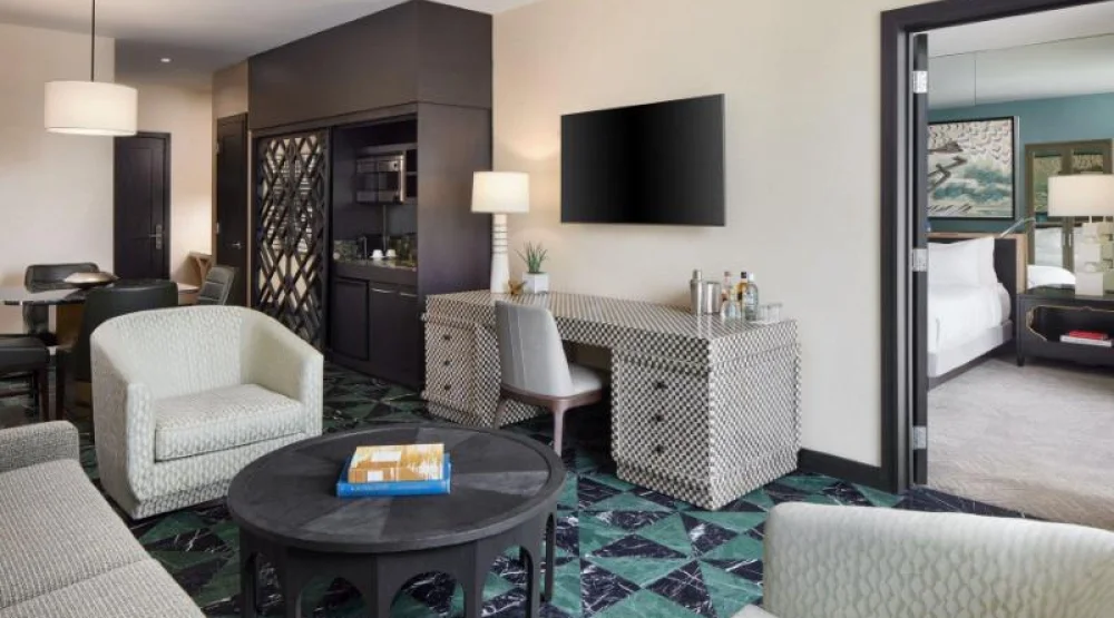 Urban Suite, One Bedroom Larger Suite, One King, Sofa Bed, City View, Balcony at W Miami