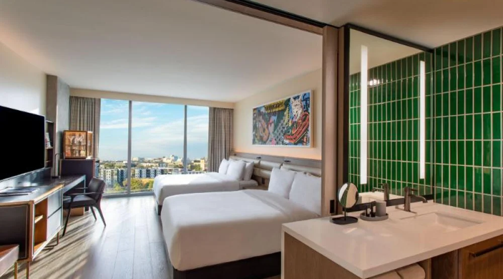 Wonderful Two Queens, Guest Room, Two Queen, Low Floor at W Nashville