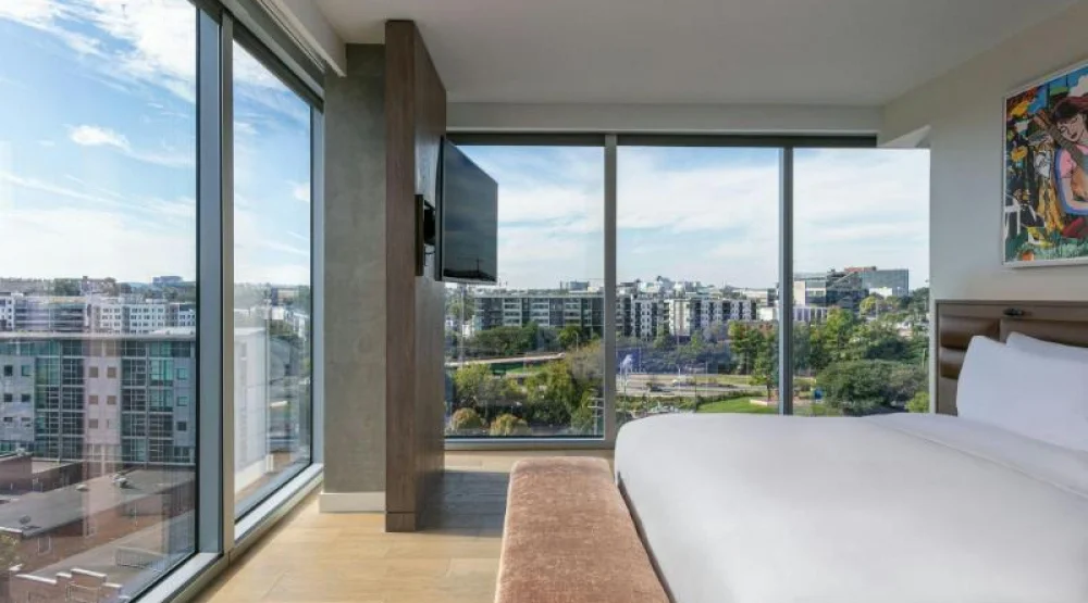 Cool Corner One King Suite, One Bedroom Larger Suite, One King, City View, Corner Room at W Nashville