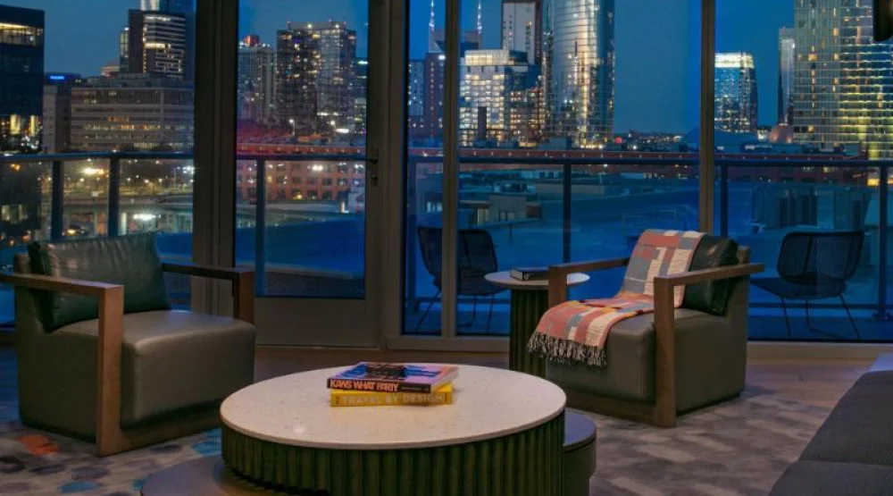 Wow Suite, One Bedroom Vice Presidential Suite, One King, City View at W Nashville