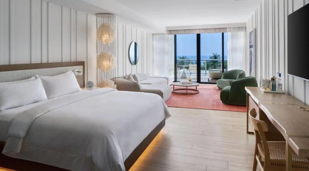 Premier, Suite, One King, Oceanfront, Balcony at W South Beach Hotel