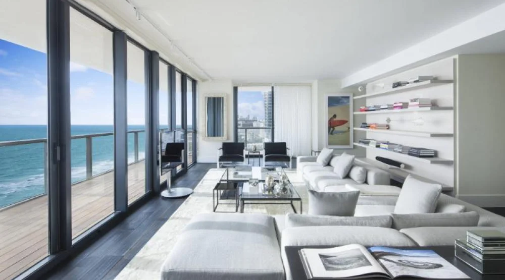 Luxury Oceanfront 3.5 Bdr, Suite, Bedroom 1: One King, Bedroom 2: One King, Bedroom 3: One King at W South Beach Hotel