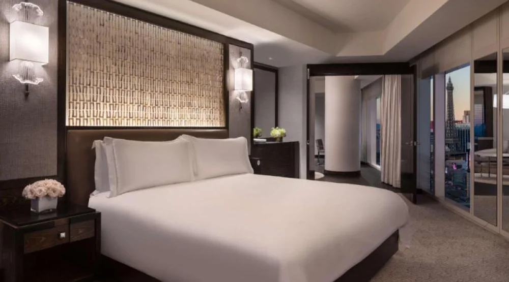 One Bedroom Suite One King Bed at Waldorf Astoria Las Vegas