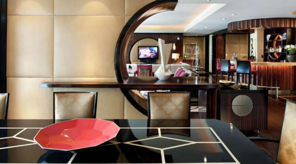 Two Bedroom Presidential with One King and Two Doubles at Waldorf Astoria Las Vegas