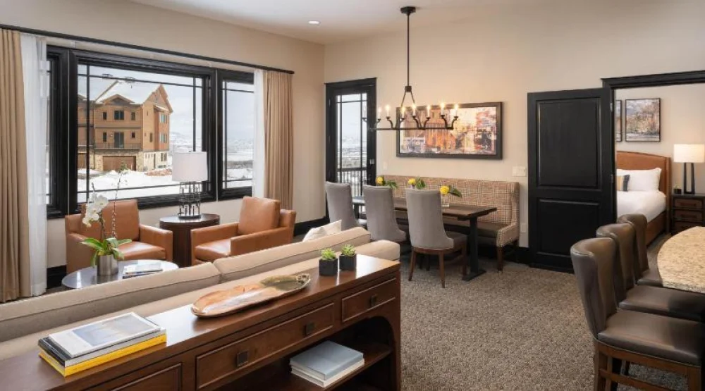 Two Bedroom Residence One King Two Queens at Waldorf Astoria Park City