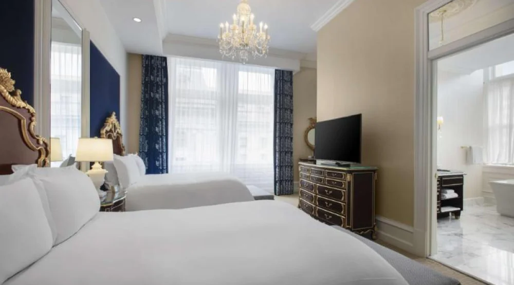 Junior Suite Two Queen Beds at Waldorf Astoria Washington DC