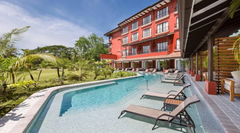 Swim Up Room, Adults Only, Guest Room, One King, Pool Access at Los Suenos Marriott Ocean & Golf Resort