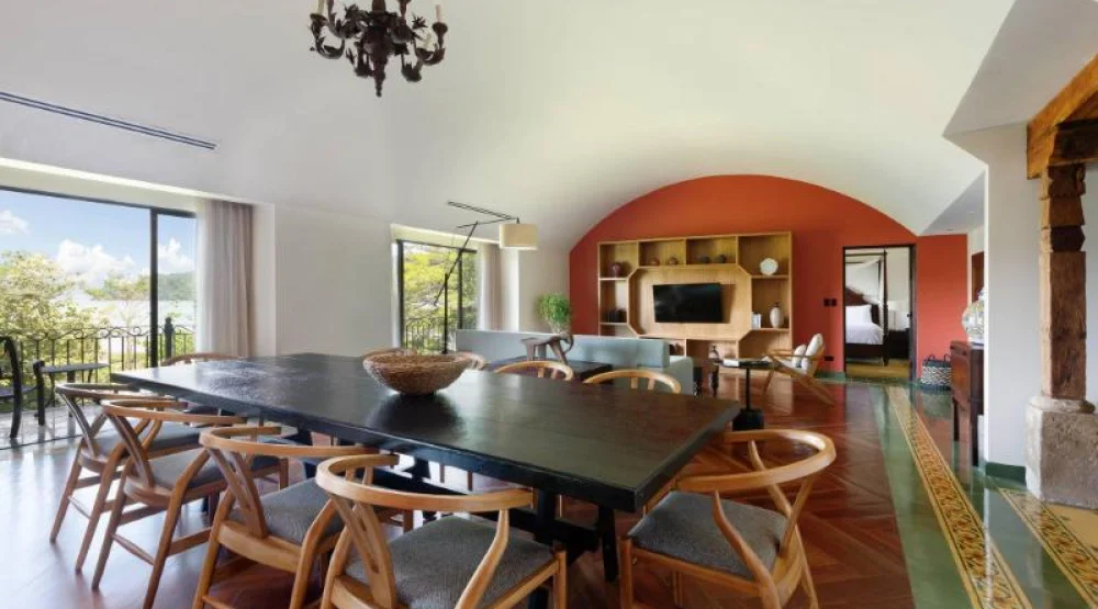 One Bedroom Presidential Suite, One King, Sofa Bed, Ocean View, Corner Room, High Floor, Balcony at Los Suenos Marriott Ocean & Golf Resort