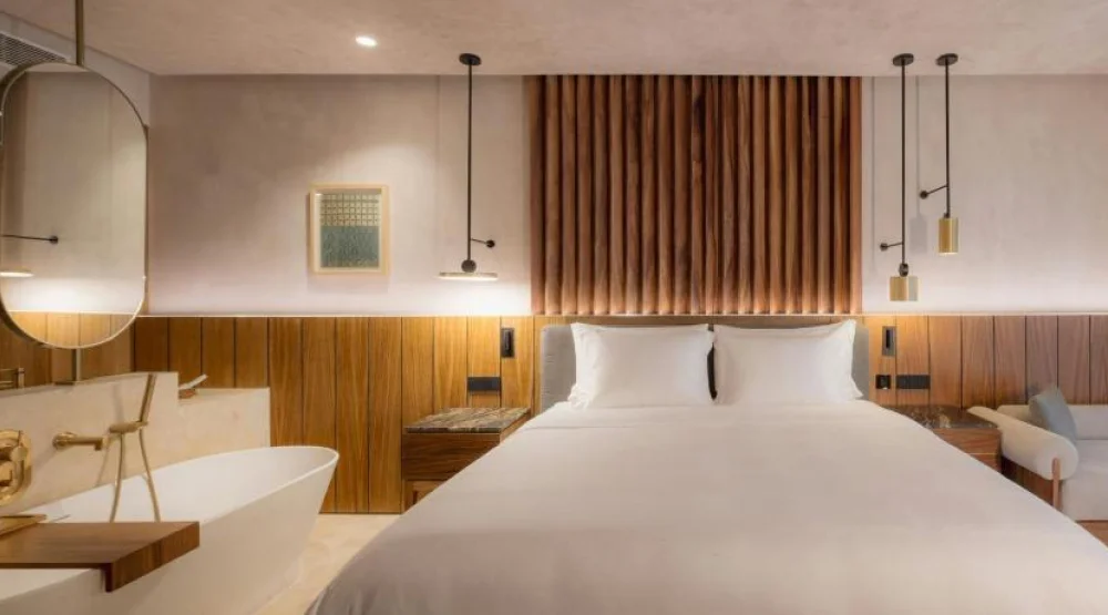 Deluxe Guest Room, One King, Oceanfront, Balcony at Almare Luxury Collection Adult All Inclusive Resort