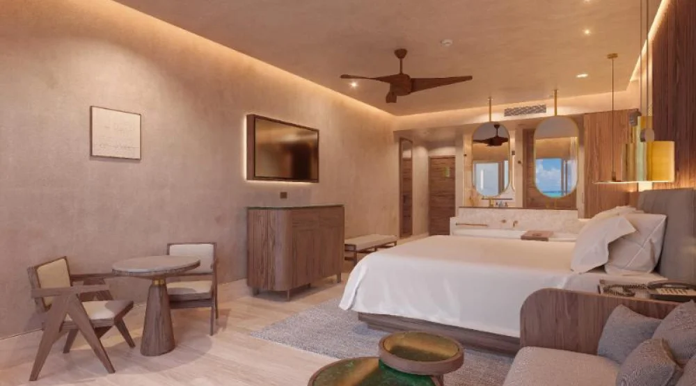 Deluxe Guest Room, Two Double, Partial Ocean View, Balcony at Almare Luxury Collection Adult All Inclusive Resort