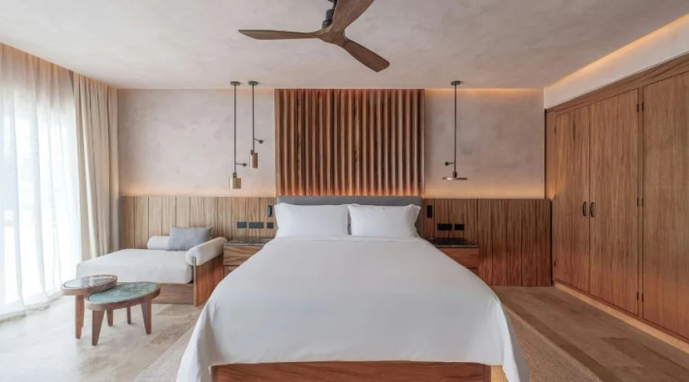 Master Duplex Suite, One Kind Bed, Ocean View, Plunge Pool at Almare Luxury Collection Adult All Inclusive Resort