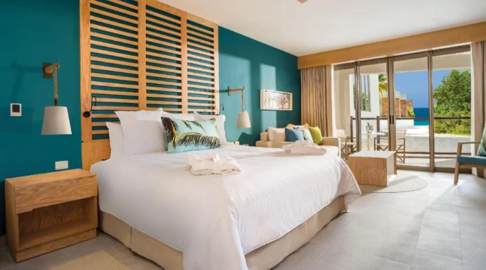 Junior Suite Partial Ocean View Double at Dreams Natura Resort & Spa