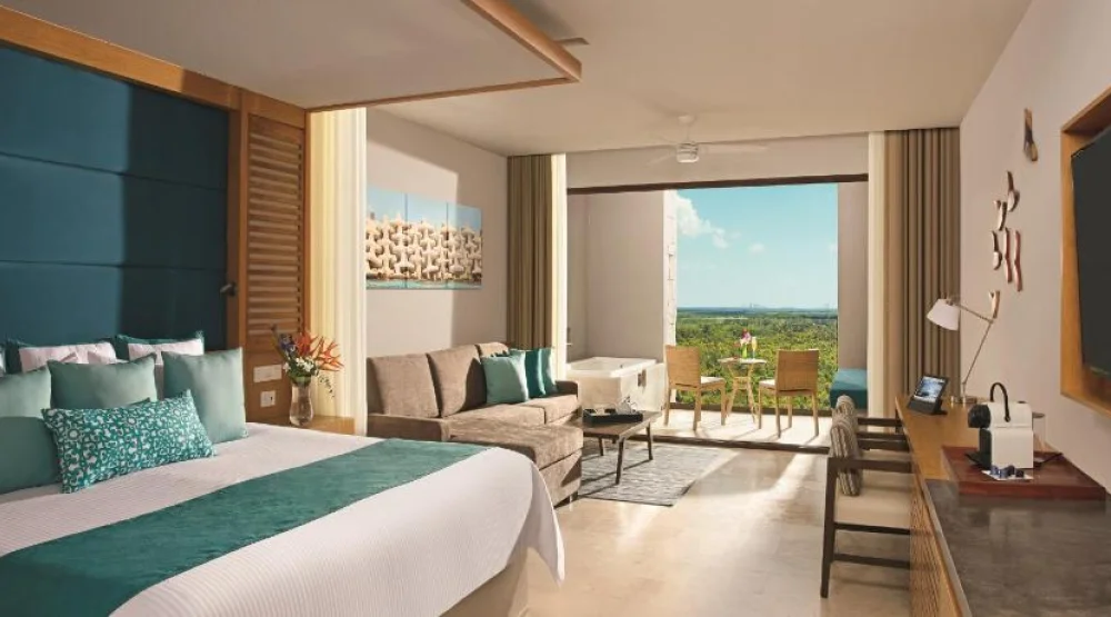 Junior Suite Garden View - King Bed - All Inclusive at Dreams Playa Mujeres Golf & Spa Resort