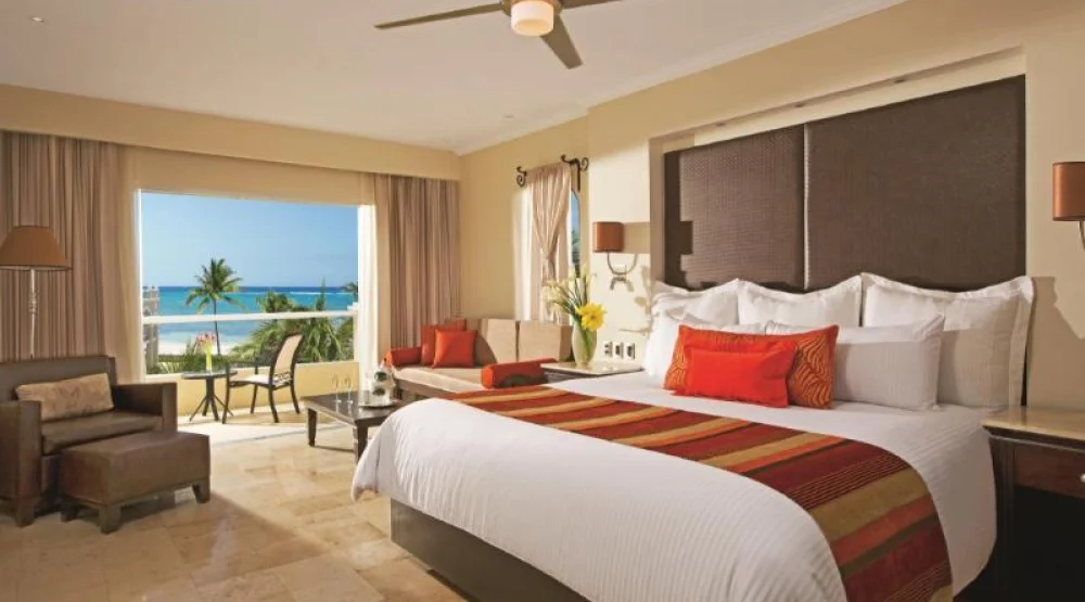 Preferred Club Junior Suite Ocean Front King at Dreams Tulum Resort & Spa