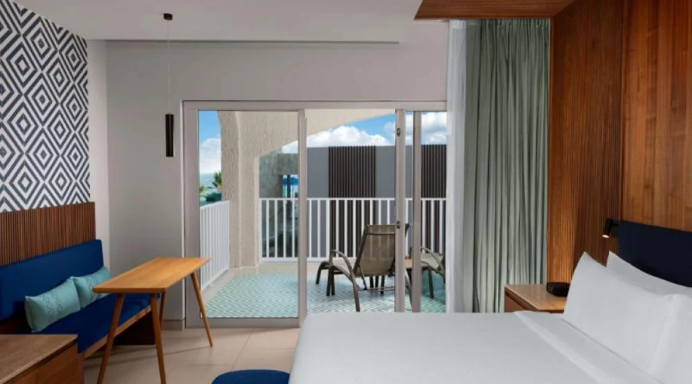 Resort View One Kg Bed Room at Hilton Cancun Mar Caribe All-Inclusive Resort