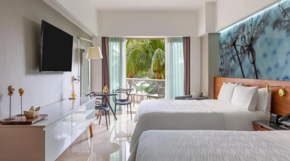 Premium Garden View, Two Double at Hotel Live Aqua Beach Resort Cancun