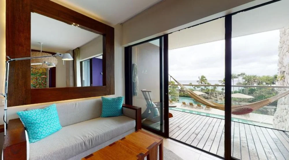 Suite Ocean Front Adults at Hotel XCaret Arte