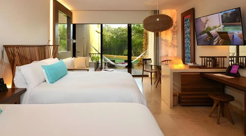 Swim Up Garden at Hotel XCaret Mexico