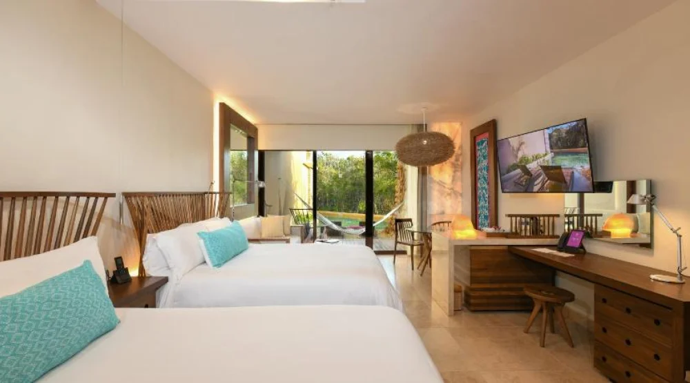 Swim-up Garden at Hotel XCaret Mexico