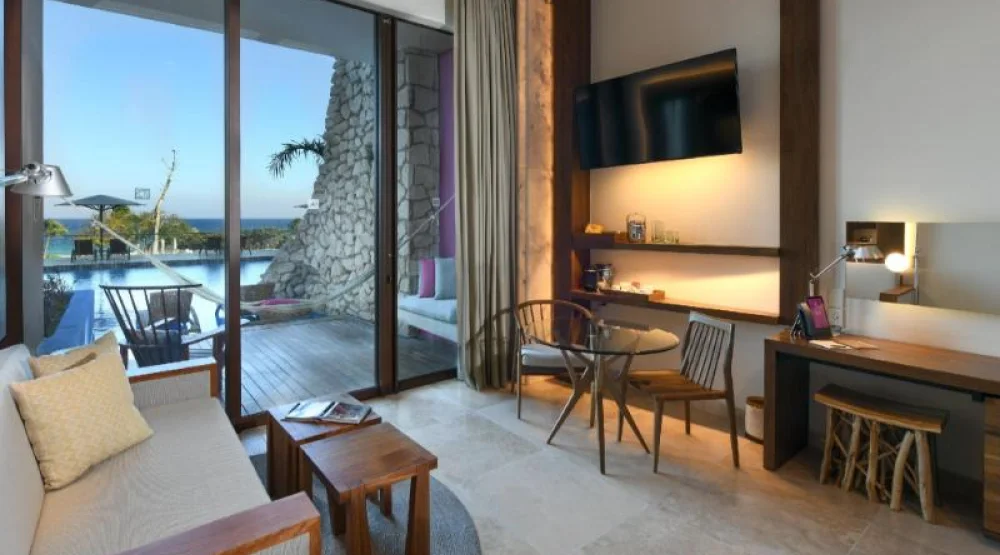 Swim Up Ocean Front at Hotel XCaret Mexico