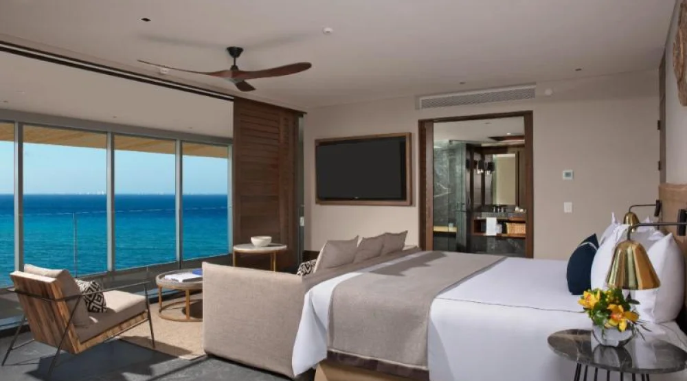 Two Story Penthouse Suite Ocean Front at Impression Moxche by Secrets