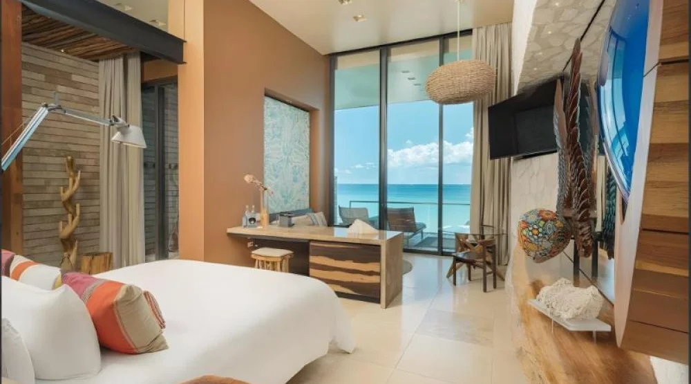 Suite Seafront View at La Casa De La Playa by Xcaret