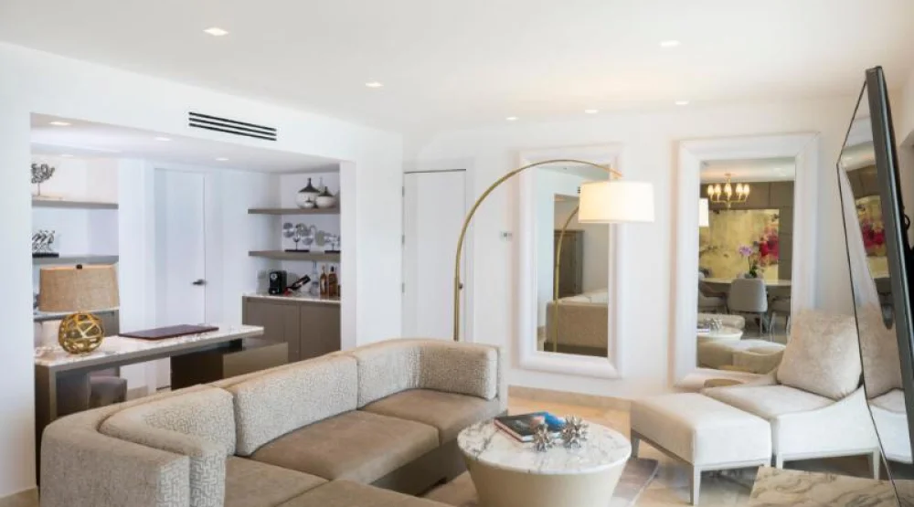 Royale Two Bedroom Presidential Suite Ocean Front at Le Blanc Spa Resort