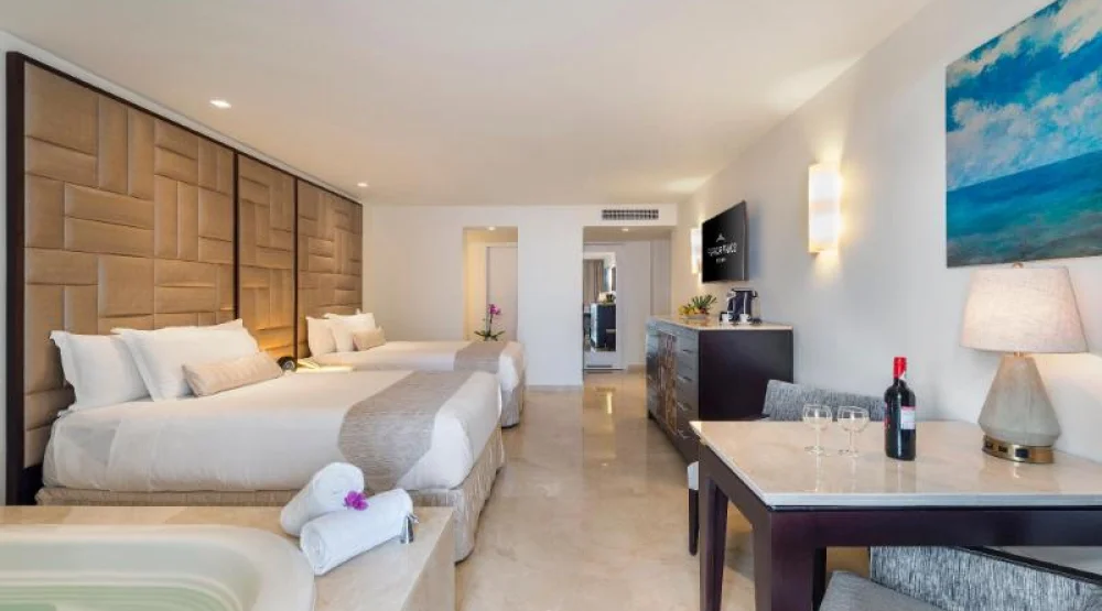 Superior Deluxe Partial Ocean View - Kids and Teens Free at Playacar Palace