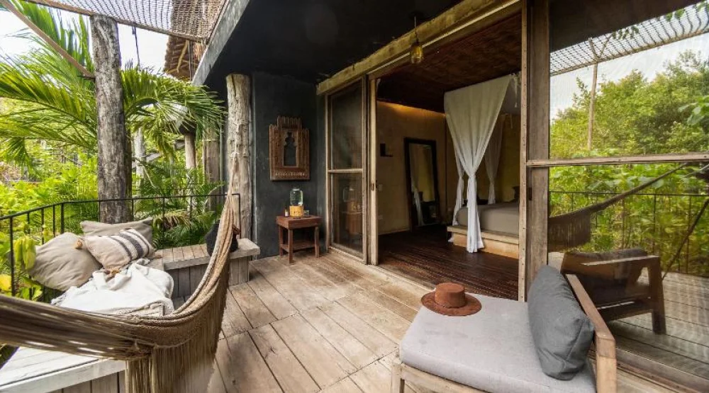 Junior Suite with Garden View at Radhoo Tulum