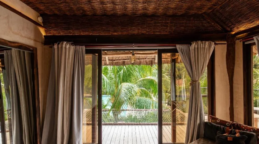 Junior Suite with Pool View at Radhoo Tulum