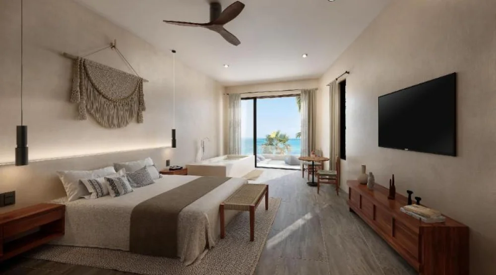 Casa Zamna Ocean Front Junior Suite King at Secrets Tulum Resort & Beach Club