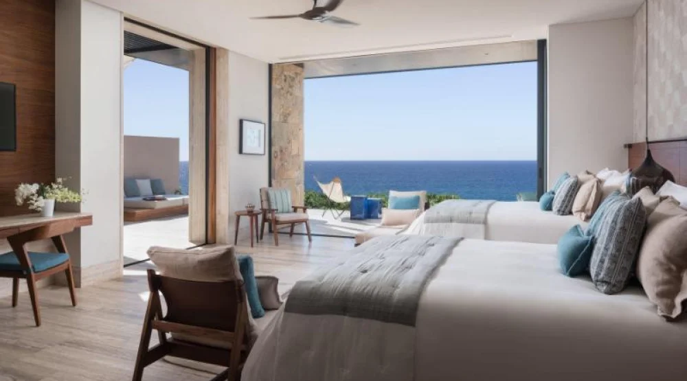 Family Partial Ocean View, Connecting Guest Room, Bedroom 1: One King, Bedroom 2: Two Queen, Terrace at Zadun A Ritz-Carlton Reserve